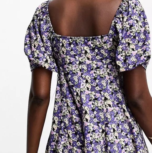 Asos purple flowy romper - Picture 5 of 7